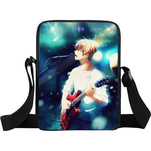 Anime Given Sato Mafuyu mini messenger bag women handbag teenage boys crossbody bag small shoulder bags bookbag gift
