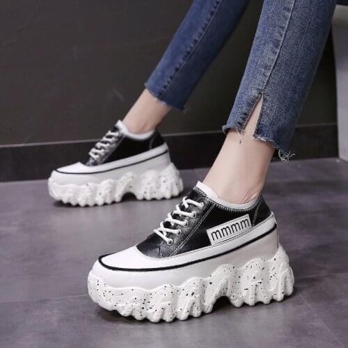 2020 New Women Shoes Spring New Womens Wild Shoes Ulzzang Platform Sports Shoes Female Wisdom Shoes Women Snekaers size 34-39