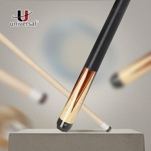 2019 Universal Billiard 112-3 Pool Cue 12.9mm Tiger Everest Tip 148cm Length Techonology Laminated Shaft Professional Kit China