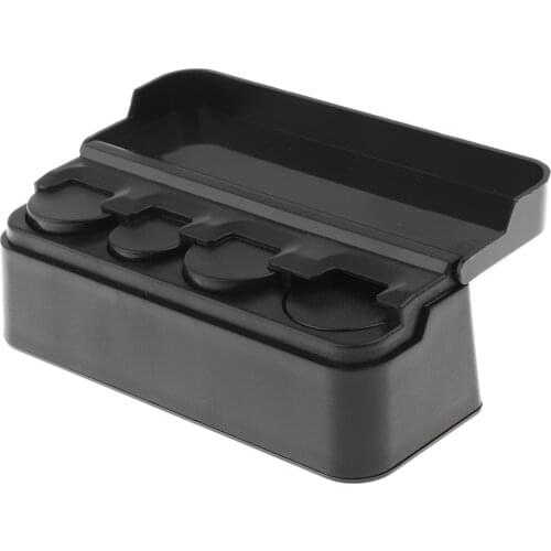 Coins Storage Case Box Organizer Change Holder Dash Container Car Accessary