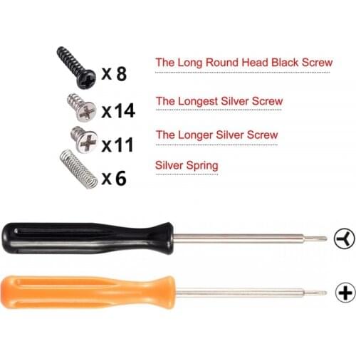 EXtremeRate Full Set Repair Tools Screwdriver Screws Tweezers For Nintendo Switch Console NS