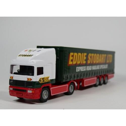 Atlas 1:76 ERF CURTAINSIDE EDDIE STOBART Diecast model