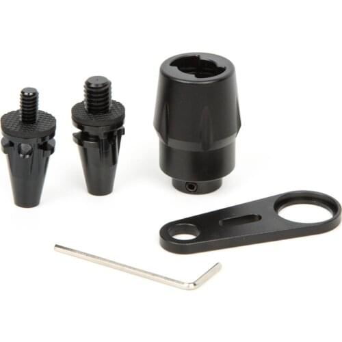 MQR-03B Mini Quick Release Connector Mount fr Sound Audio Antenna Fin Microphone MIC Boom Pole Shock DSLR Rig Camera Ambient