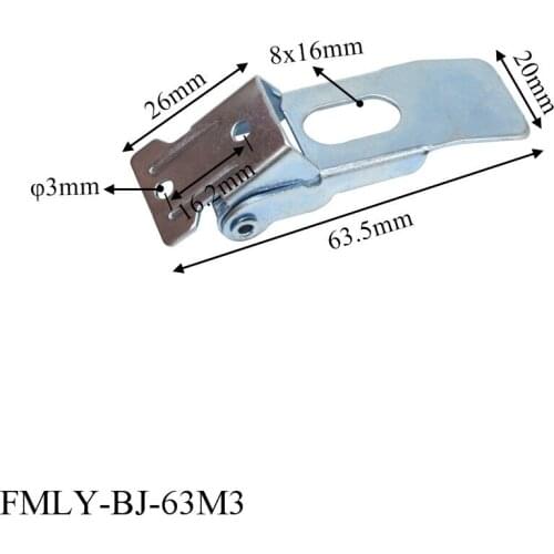 Wholesale Manufacture nickel plating 50-66mm downlight spring clips for recessed lighting 10Pcs/Lot