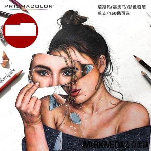 Sanfu Prismacolor Oil Color Pencil Lead Black And White Skin Color Single Portrait Lapis De Cor Art Supplies