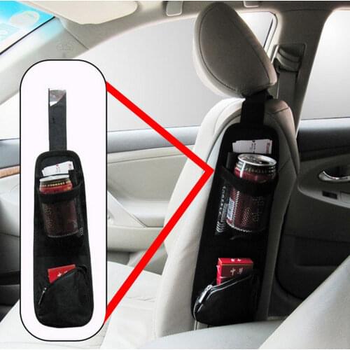 Auto Car Seat Bag SIDE Hanging Bag Seat Side Storage Mesh Pocket Organizer Holder Comely Car Accessory