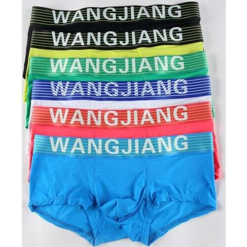 3pcs/lot Cueca String Homme Nylon Penis Pouch Short Homme Sexy Mens Underwear Boxers Calzoncillos Boxer Shorts Gay Men 5004-PJ