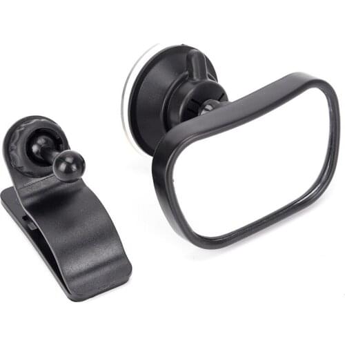 Universal 360 Degree Car Interior Mirror Car Child Mirror For Child Seat Safety Auto Headrest Baby Acrylic Rearview Mirror 1set