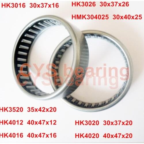 1PC HK3016 HK3020 HK3026 HMK304025 HK3520 HK4012 HK4016 HK4020 Drwan Cup Needle Roller Bearing