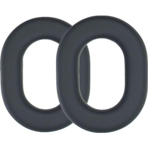 2PCS Black Ear Pad Cushion for David Clark H10 Series Aviation Headset 60 20 76 30 40