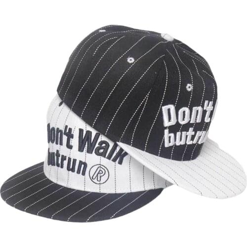 2021 Hip Hop Caps Stripe Hats Summer Breathable Quick Drying Snapback Hat Adult Sports Hip Hop Outdoor Sun Baseball Cap