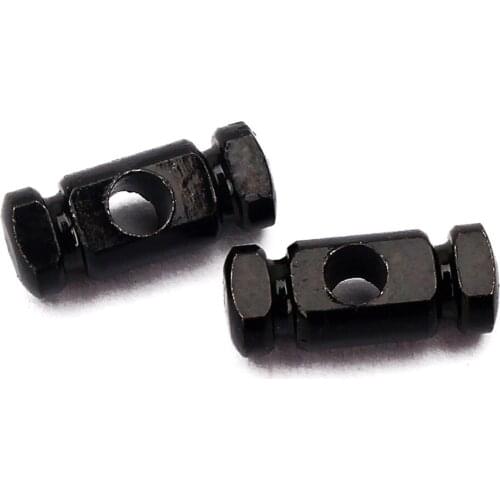 2x Bass Box Guitar Roller String Tree Retainer Guide With Screws Set Black