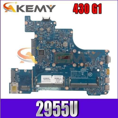 740609-001 740609-501 Laptop motherboard For HP Probook 430 G1 Celeron 2955U Notebook Mainboard 12239-1N 48.4YV10.01N SR1DU