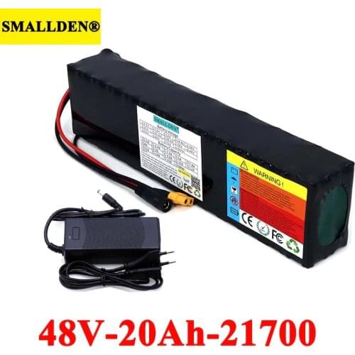 SMALLDEN 48V 20Ah 21700 13S battery pack 500W 800W 1000W high power batteries 54.2V 20000mAh Ebike electric bicycle BMS