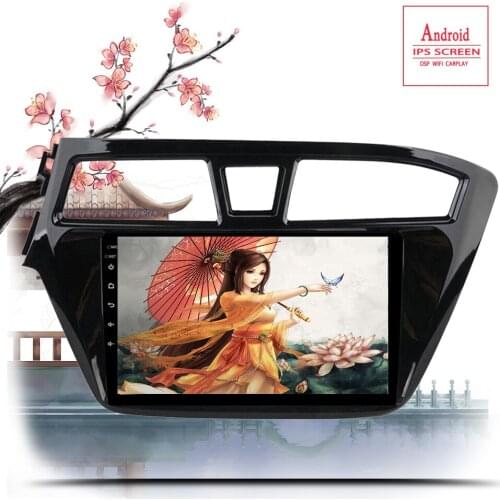 9 inch 2 din Android 10.0 6+128G Car Radio Multimedia video player for Hyundai I20 2014 2015 2016 2017-2020 2din GPS WIFI No DVD
