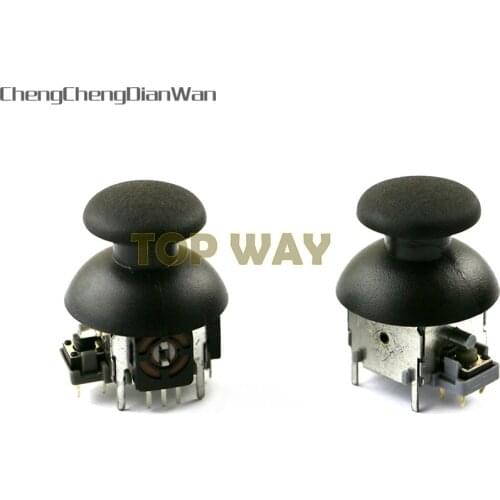 ChengChengDianWan 4pcs=2sets 3D Analog Joystick + 3D Rocker Joystick Cap Shell Mushroom Caps thumbstick caps small hole for PS2