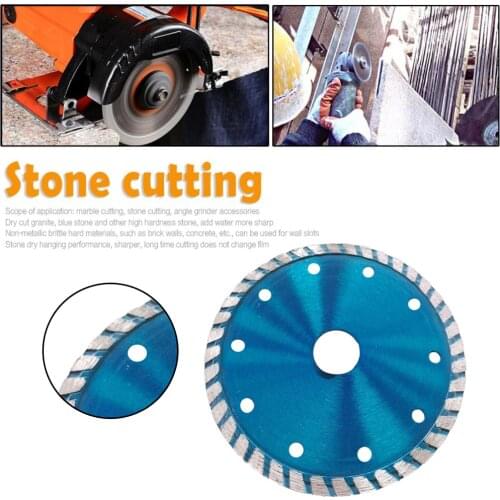 5 Inch 125mm Turbo Diamond Circular Saw Blade Cutter Disc For Wood Marble Granite Stone Porcelain Ceramic Tile Brick Cutting