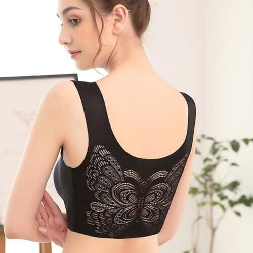 Women Bras Hollow Back Sexy Lingerie Plus Size Underwear Female Push Up Sports Active Bras