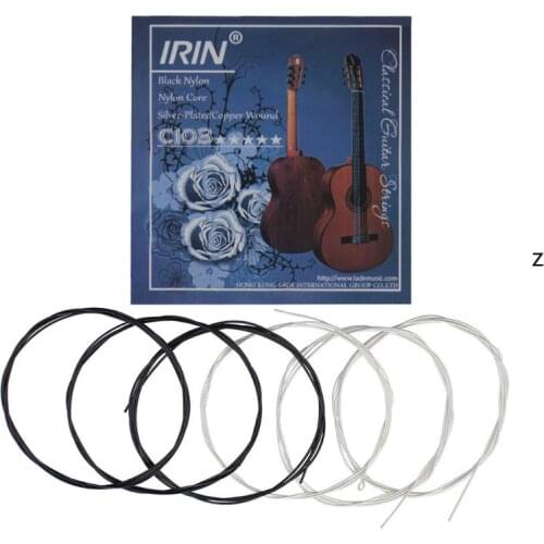 2021 Top Guitar String Black Nylon Silver Plated C103 028-043 For Classic 6 string