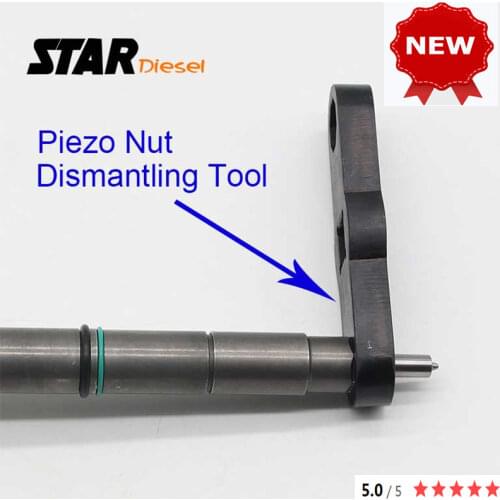 Star 8 and 6 Angle CR Injector Disassemble Removal Steel Nozzle Nut Tool S0077 for Bosch Pizeo Nozzle Cap Remove Instrument