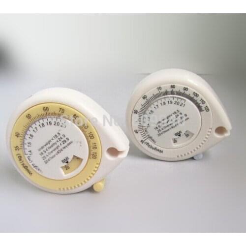 Water drop shape Accurate BMI Calculator BMI body measure tape 5pcs/lot drop shipping Medical Tool