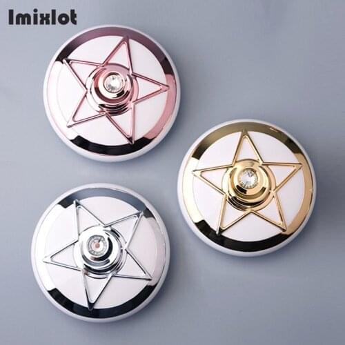 1PC Hot Cute Rhinestone Star Contact Lens Case Travel Glasses Lenses Box For Unisex Eyes Care Kit Holder Container Support Gift