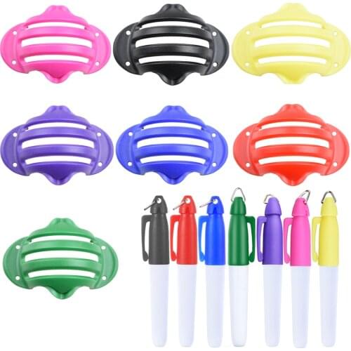 Golf Ball Triple Track 3 Line Marker Chrome Stencil Golf Ball Marker Pen Golf Putt Positioning Marker Tool Template Alignment