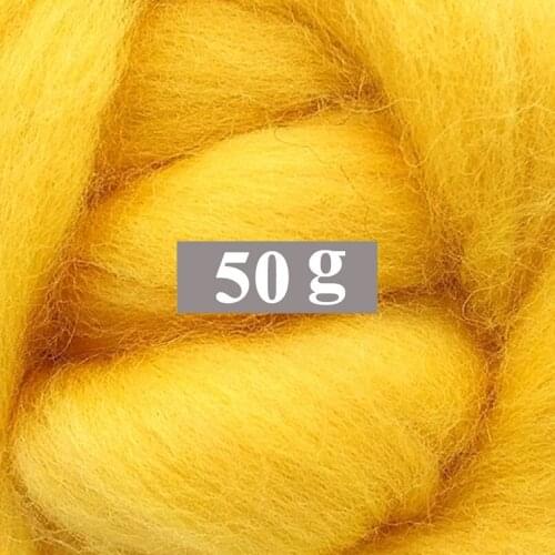 50g Merino Wool Roving for Needle Felting Kit, 100% Pure Felting Wool, Soft, Delicate, Can Touch the Skin (Color 11)