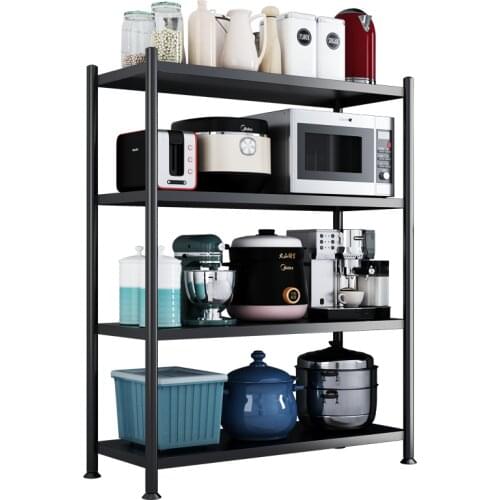 Kitchen shelf floor multi-storey microwave oven rack kitchen supplies storage rack multi-functional pot shelf storage rack