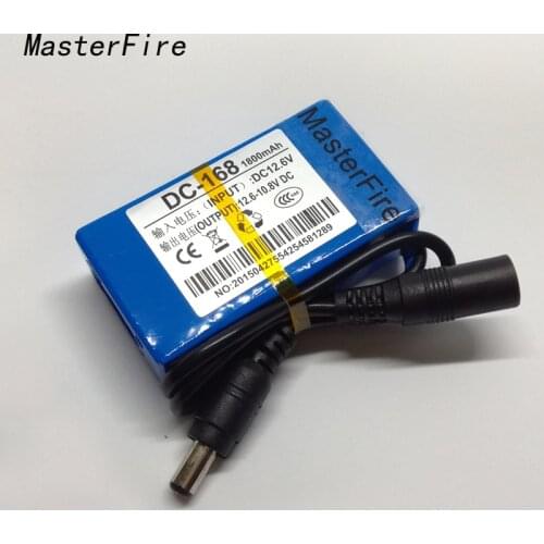 New Mini Portable DC-168 12V 1800mAh High Capacity Rechargeable Li-ion Battery Lithium-ion Batteries Pack for CCTV Camera