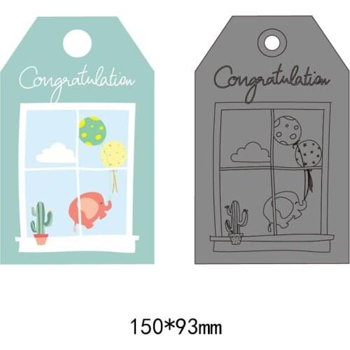 New cartoon cloud Metal steel window Die Cuts Cutting Dies stencils For DIY Scrapbooking Photo Album Embossing paper Cards