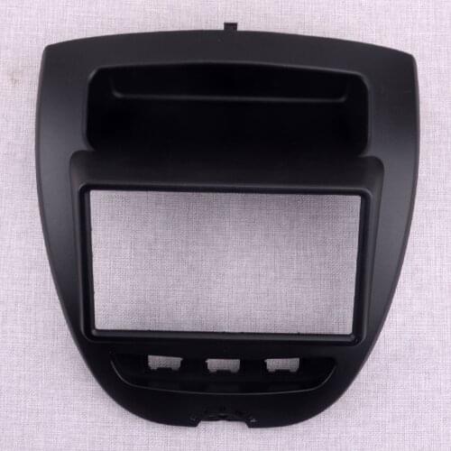 CITALL 2Din Radio Stereo Fascia Panel Frame Fit for Peugeot 107 Toyota Aygo Citroen C1 2005 2006 2007 2008 2009 2010-2014