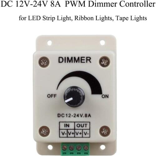 Voltage Regulator DC-DC Voltage Stabilizer 8A Power Supply Adjustable Speed Controller DC 12V LED Dimmer 12 V