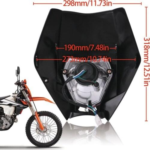 12V KTM Cross-Country Motorcycle Universal Modification Parts Headlight Motorcycle Headlights Racing Motorcycle Modification