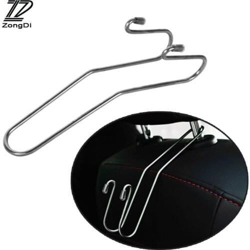 ZD Car multi-functional metal car seat hook for Audi A4 B6 B8 VW Passat B5 B7 Skoda Octavia A7 A5 Renault Megane 2 3 Ford Focus