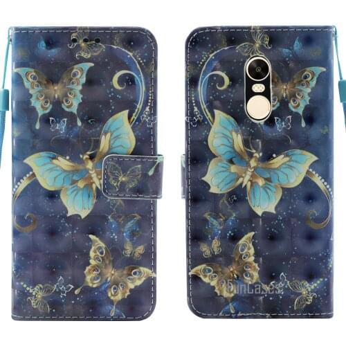 3D Phone Case for Xiaomi Redmi note 4 4X Bumper Case Leather PU Cover Silicone Rubber ShockProof Back Shell Phone Protector Case