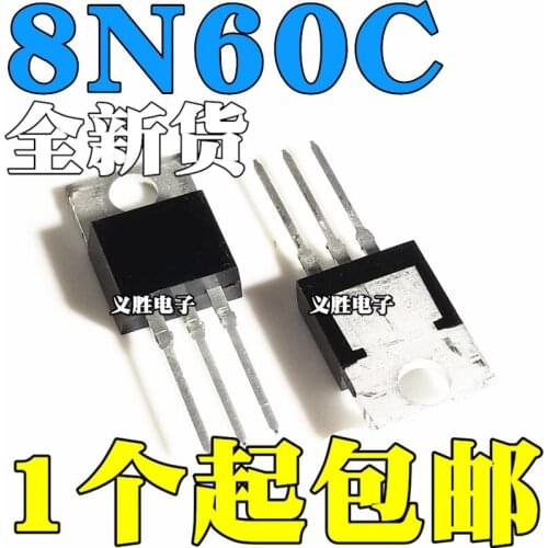 6 pçs/lote 8N60 FQP8N60C N-CH FET MOSFET 600V 7.5A PARA-220
