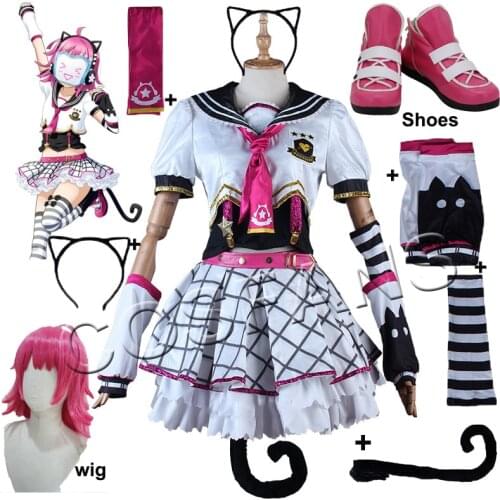 Anime lovelive! PDP Tennouji Rina School Idol Festival Perfect Dream Project Uniform Cosplay Costume Halloween Costumes for Wome