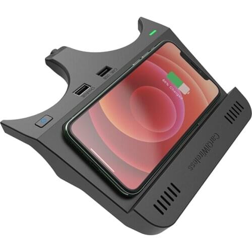 Car Wireless Charger QI Phone Charger Fast Charging Case For BMW 5 Series G30 G38 2017-2021 6 Series G32 6GT 2018-2019