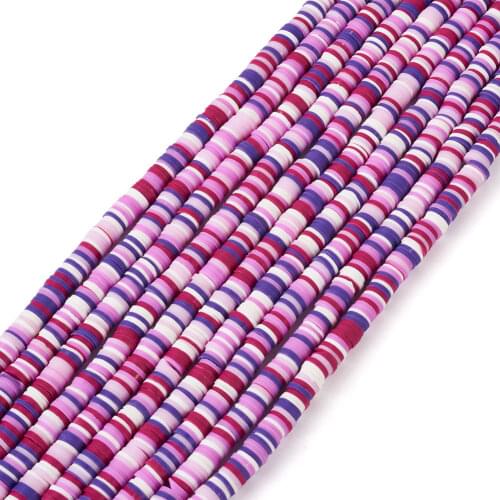10Strand Polymer Clay Beads Chip Disk Loose Spacer Handmade Beads For DIY Jewelry Making Necklaces Bracelets Crafts Supplies