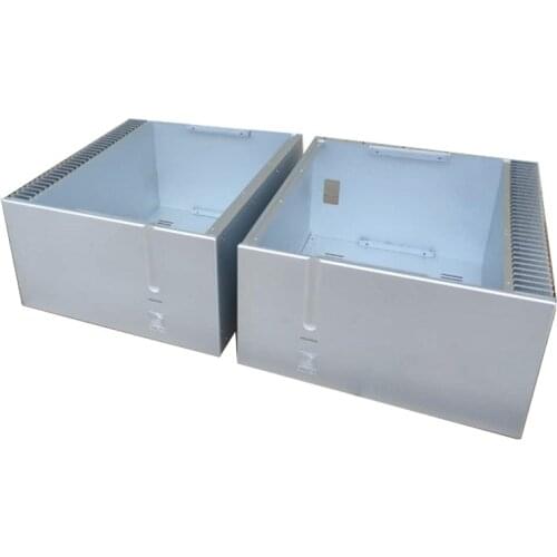 1pcs Engraving Ypsilom amplifier case, single-side heat dissipation power amplifier diy chassis (W360*H200*D411)