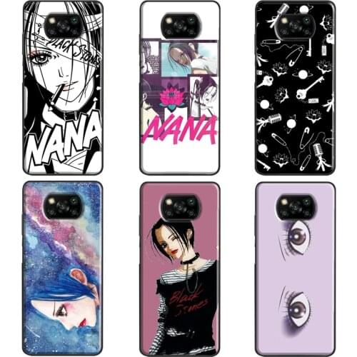 Anime Nana Osaki For POCO X3 F1 F2 Pro Case For Xiaomi Mi Note 10 Lite Mi 10T 9T Pro 10 9 Mi A3 Coque