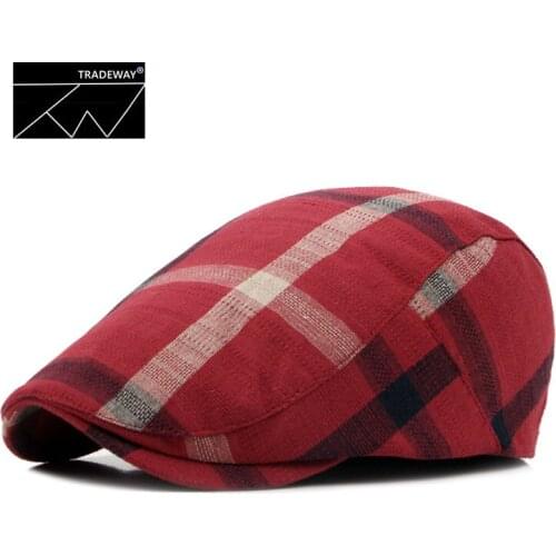 Spring summer Ivy Hat Big Head Man Spring Summer and Autumn Newsboy Cap Top Grade Lady Pure Cotton Beret Caps