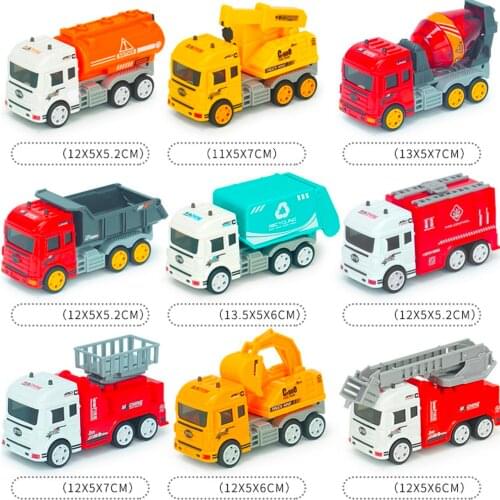 Engineering Car Toys Simulation Truck Vehicles Toy Mini Built Fire-fighting Best Gifts For Pre-school Children Educational Game