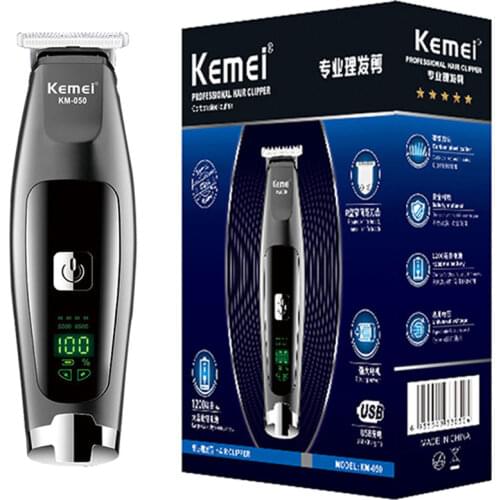 Original LCD display powerful 2 speed hair trimmer beard electric haircut for men rechargeable clipper hair cutting machine