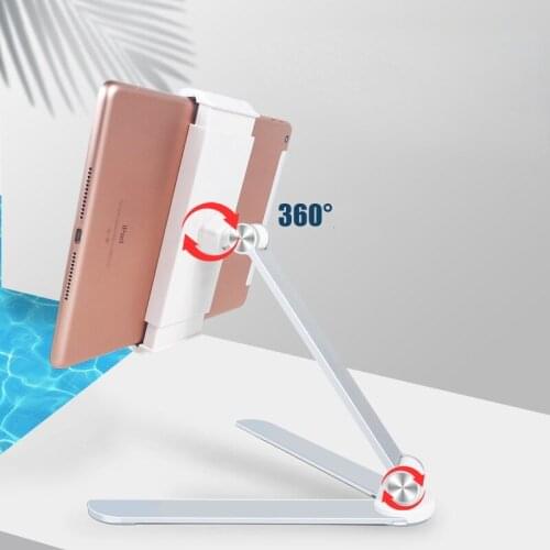Desk Mobile Phone Holder Stand for IPhone IPad Xiaomi Metal Adjustable Desktop Tablet Holder Universal Table Cell Phone Stand