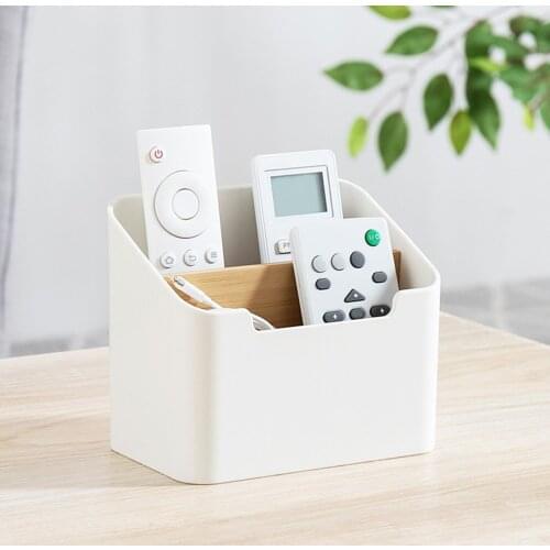 1pc Desk Office Organizer Storage Holder Desktop Pencil Pen Sundries Badge Box Stationery Office School living room Supplies