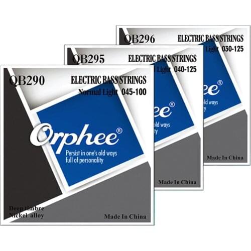 Orphee 4/5/6 String Electric Bass Strings Deep Timbre Nickel Alloy Hexagonal Core Nano Coated Electric Bass Parts Accessories