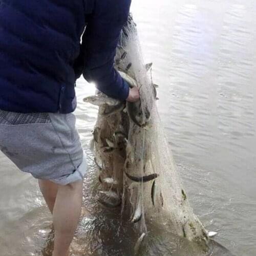 Fishing Fish Mesh Trap Monofilament Gill Net Netting Tackle Outdoor 8M x 0.8M