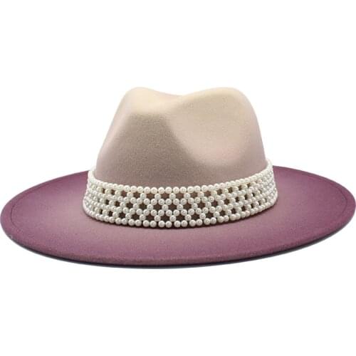 NEW Women Men Wool Fedora Hat With Leather Ribbon Gentleman Elegant Lady Winter Autumn Wide Brim Jazz Church Panama Sombrero Cap